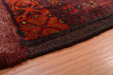 Khan Mohammadi Red Hand Knotted 65 X 811 Area Rug 100-109209 Image 13