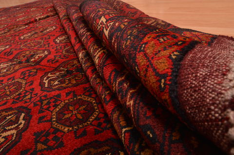 Khan Mohammadi Red Hand Knotted 65 X 811 Area Rug 100-109209 Image 14