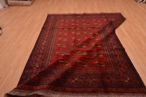 Khan Mohammadi Red Hand Knotted 65 X 811 Area Rug 100-109209 Image 15