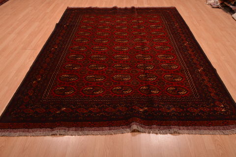 Khan Mohammadi Red Hand Knotted 65 X 811 Area Rug 100-109209 Image 1