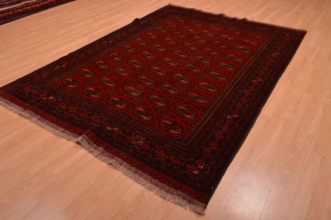 Khan Mohammadi Red Hand Knotted 65 X 811 Area Rug 100-109209 Image 2