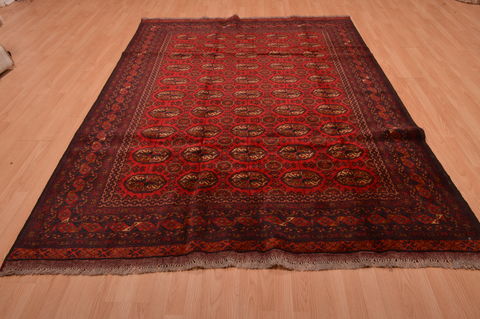 Khan Mohammadi Red Hand Knotted 65 X 811 Area Rug 100-109209 Image 4