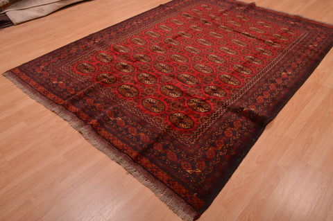 Khan Mohammadi Red Hand Knotted 65 X 811 Area Rug 100-109209 Image 5