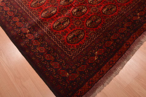 Khan Mohammadi Red Hand Knotted 65 X 811 Area Rug 100-109209 Image 7