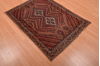 Shahre Babak Red Hand Knotted 35 X 49  Area Rug 100-109211 Thumb 3