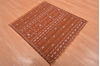 Kilim Brown Square Flat Woven 38 X 310  Area Rug 100-109215 Thumb 6