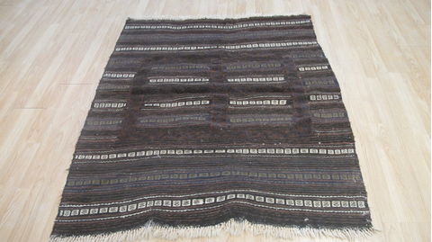 Sarouk Brown Hand Knotted 43 X 411 Area Rug 100-109222 Image 1