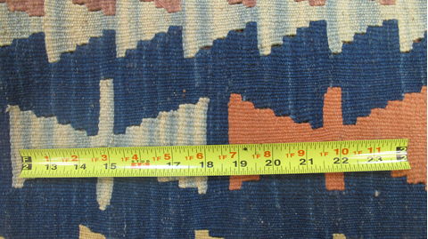 Kilim Blue Flat Woven 36 X 59 Area Rug 100-109224 Image 13