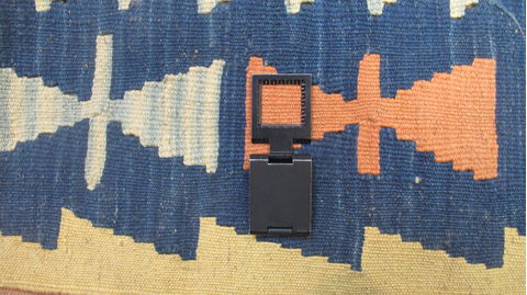 Kilim Blue Flat Woven 36 X 59 Area Rug 100-109224 Image 14
