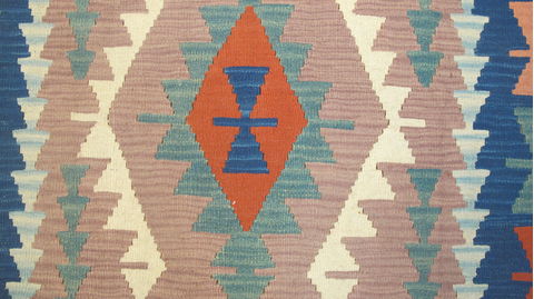 Kilim Blue Flat Woven 36 X 59 Area Rug 100-109224 Image 8