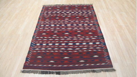 Kilim Red Flat Woven 311 X 62 Area Rug 100-109226 Image 4