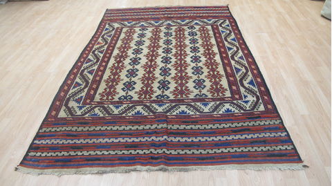 Kilim Red Flat Woven 59 X 91 Area Rug 100-109228 Image 5