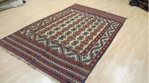 Kilim Red Flat Woven 59 X 91 Area Rug 100-109228 Image 6