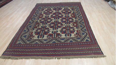 Kilim Red Flat Woven 58 X 88 Area Rug 100-109229 Image 1