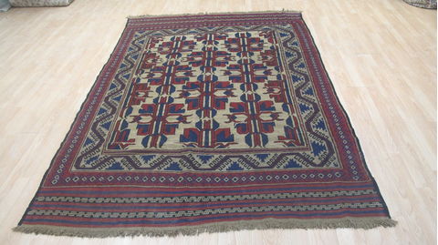 Kilim Red Flat Woven 58 X 88 Area Rug 100-109229 Image 4