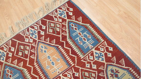 Kilim Red Flat Woven 36 X 50 Area Rug 100-109232 Image 11