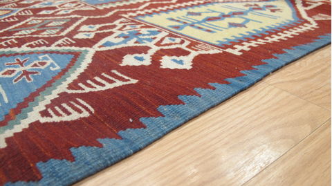 Kilim Red Flat Woven 36 X 50 Area Rug 100-109232 Image 12