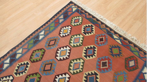 Kilim Red Flat Woven 41 X 63 Area Rug 100-109234 Image 11