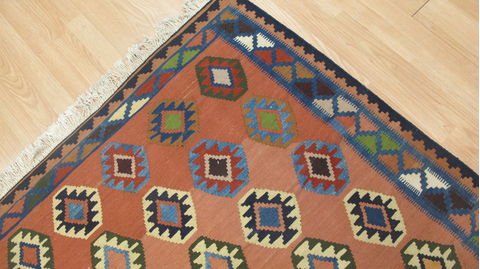 Kilim Red Flat Woven 41 X 63 Area Rug 100-109234 Image 12