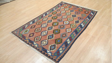 Kilim Red Flat Woven 41 X 63 Area Rug 100-109234 Image 5