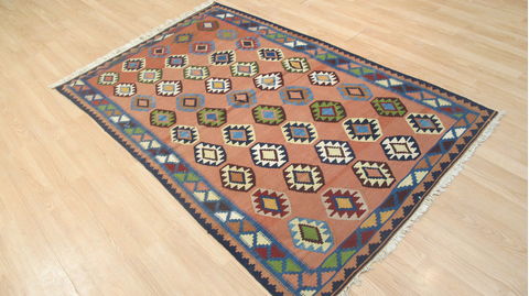 Kilim Red Flat Woven 41 X 63 Area Rug 100-109234 Image 6