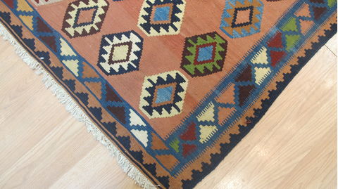 Kilim Red Flat Woven 41 X 63 Area Rug 100-109234 Image 8