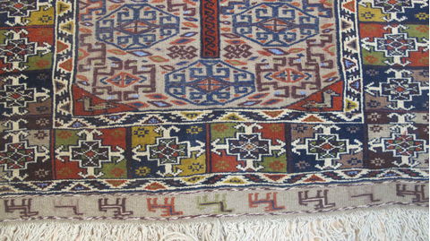 Kilim Red Flat Woven 38 X 59 Area Rug 100-109235 Image 8