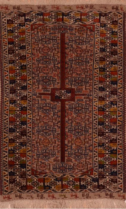 Kilim Red Flat Woven 38 X 59 Area Rug 100-109235 Image 0