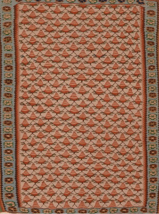 Kilim Green Flat Woven 43 X 55 Area Rug 100-109236 Image 0