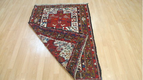 Kilim Red Flat Woven 35 X 51 Area Rug 253-109237 Image 14