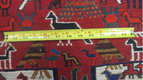 Kilim Red Flat Woven 35 X 51 Area Rug 253-109237 Image 15