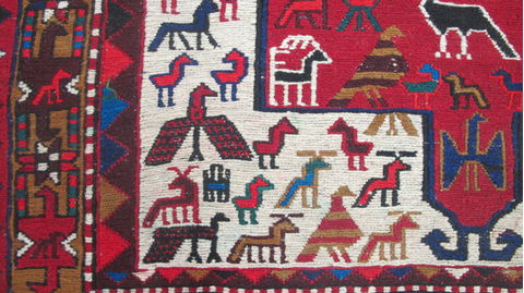 Kilim Red Flat Woven 35 X 51 Area Rug 253-109237 Image 9