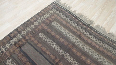 Kilim Brown Flat Woven 58 X 101 Area Rug 100-109239 Image 11