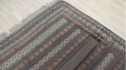 Kilim Brown Flat Woven 58 X 101 Area Rug 100-109239 Image 12