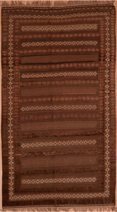 Kilim Brown Flat Woven 58 X 101 Area Rug 100-109239 Image 0