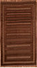Kilim Brown Flat Woven 58 X 101 Area Rug 100-109239 Thumb 0