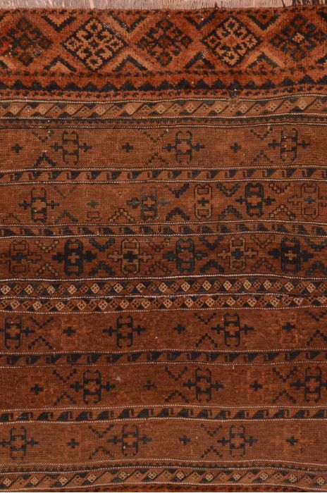 Kilim Brown Flat Woven 39 X 55 Area Rug 253-109240 Image 0