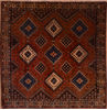 Yalameh Red Square Hand Knotted 68 X 69 Area Rug 100-109241 Thumb 0