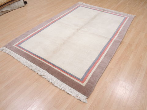 Gabbeh Beige Hand Knotted 55 X 711 Area Rug 100-109242 Image 5