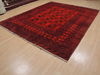 Bokhara Red Hand Knotted 91 X 111  Area Rug 100-109243 Thumb 2
