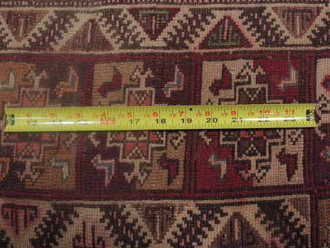 Baluch Beige Hand Knotted 37 X 510 Area Rug 100-109248 Image 12