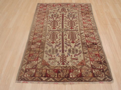 Baluch Beige Hand Knotted 37 X 510 Area Rug 100-109248 Image 4