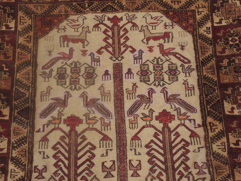 Baluch Beige Hand Knotted 37 X 510 Area Rug 100-109248 Image 7