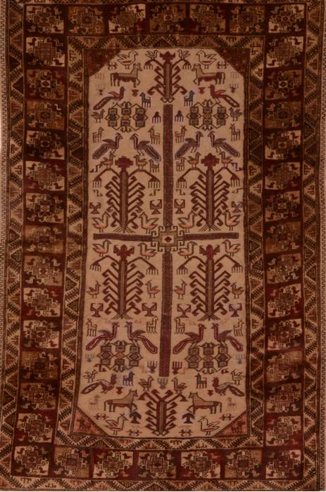 Baluch Beige Hand Knotted 37 X 510 Area Rug 100-109248 Image 0