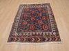 Afshar Blue Hand Knotted 41 X 59 Area Rug 100-109250 Thumb 1