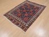 Afshar Blue Hand Knotted 41 X 59 Area Rug 100-109250 Thumb 2