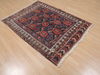 Afshar Blue Hand Knotted 41 X 59  Area Rug 100-109250 Thumb 3