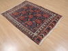 Afshar Blue Hand Knotted 41 X 59 Area Rug 100-109250 Thumb 3