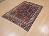 Afshar Blue Hand Knotted 41 X 59  Area Rug 100-109250 Thumb 5