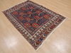Afshar Blue Hand Knotted 41 X 59  Area Rug 100-109250 Thumb 6